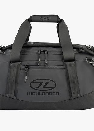 Сумка дорожная водозащитная highlander hauler duffel 30l black (db131-bk)