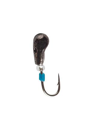 Мормышка intech ice jig клюшка с отверстием ø3.8 1шт #04 черный