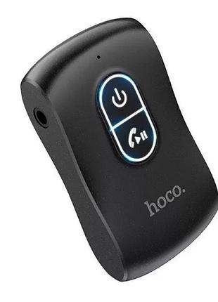 Bluetooth беспроводной ресивер hoco e73 pro journey aux, цвет черный 6931474783752