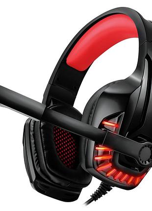 Гарнітура real-el gdx-7650 black/red