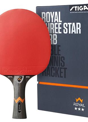 Ракетка для настільного тенісу stiga royal wrb 3 star fl (1213-2818-01)