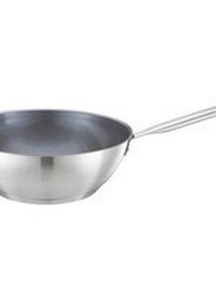 Сковорода fiskars wok all steel 28 см матова 91064747