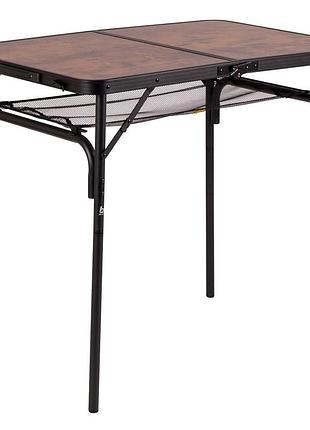 Стол bo-camp decatur 90x60 cm black/wood look (1404200)