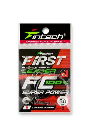 Поводок флюорокарбоновый intech fc first leader 30 cm 2 шт