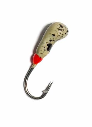 Мормышка intech ice jig клюшка с отверстием ø3.8 1шт #08 мрамор