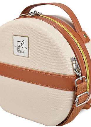 Бьюти-кейс semi line 5l ecru/brown (t5670-1)