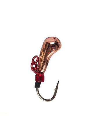 Мормышка intech ice jig клюшка с отверстием ø3.8 1шт #12 медь ц
