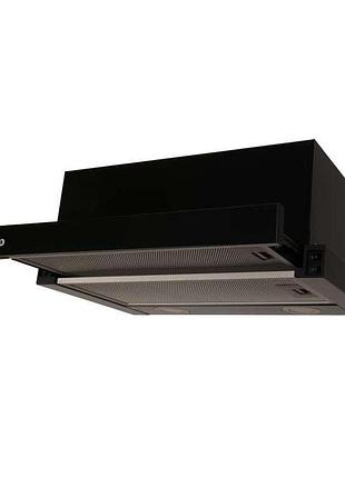 Кухонная вытяжка ventolux garda 50 bk (700) led