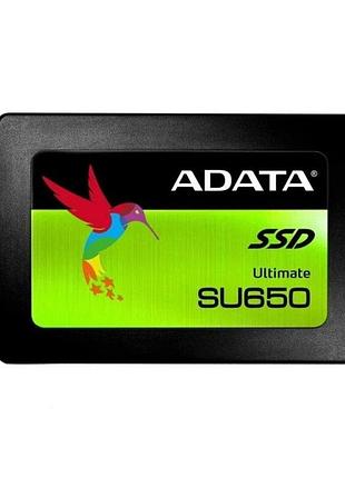 Ssd диск накопичувач adata ultimate su650 960gb 2.5" sata iii 3d tlc asu650ss-960gt-r