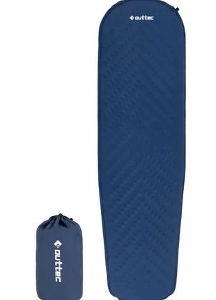 Самонадувний килимок outtec 183x52x3,5см синій