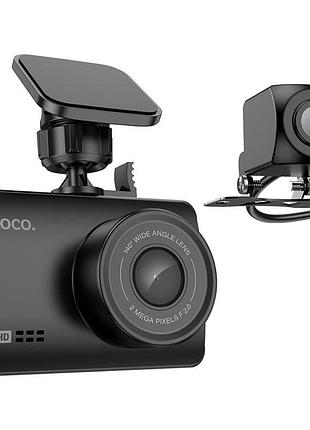 Видеорегистратор hoco dv3 driving recorder with display black 6942007608183