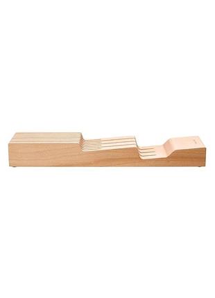 Подставка деревянная для хранения ножей fiskars all steel (1062890)