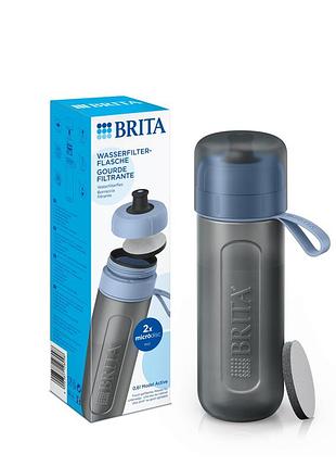 Фільтр-пляшка brita active 600 мл синя 1052250