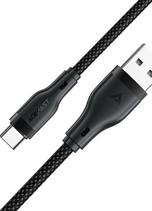 Кабель acefast c8-04 usb-a - usb-c charging data cable black 6974316282693 3