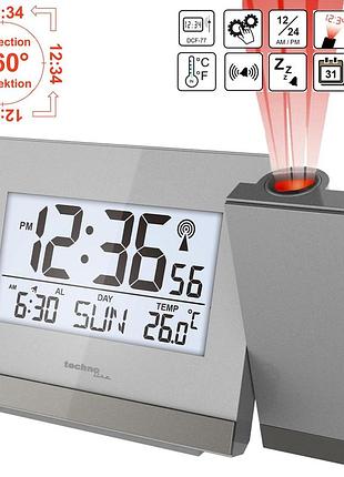 Часы проекционные technoline wt538 silver/anthracite (wt538) 2