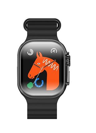 Смарт-часы w&o x10 ultra 3 49mm. 300 mah. ip67 black
