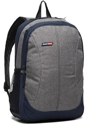 Рюкзак городской semi line 21 grey/navy (j4499-7)