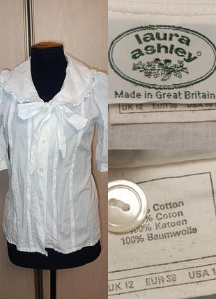 Винтажная хлопковая блуза laura ashley