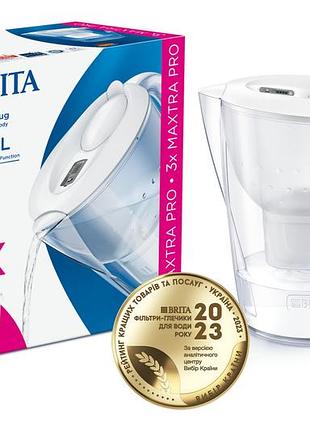 Фільтр-глечик brita marella xl mxpro білий + 3 картриджа 1052782