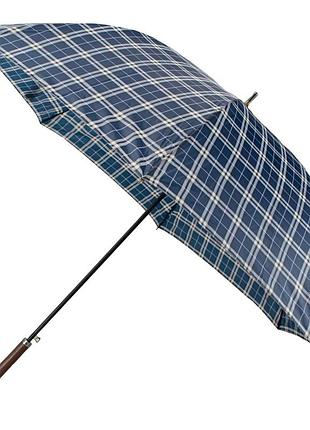 Зонт semi line grid blue (2502)