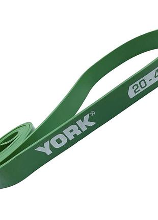 Резинка для фітнесу york 20-40кг - 2080x32x4,5 мм, зелений