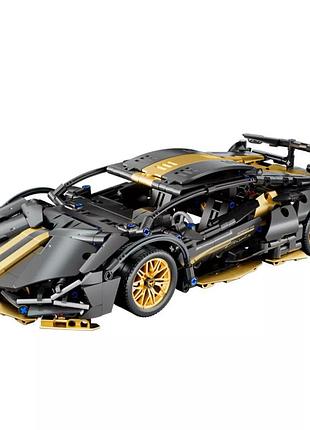Конструктор lamborghini sian сіро-золотий 1:14 – рульовий механізм, диференціал