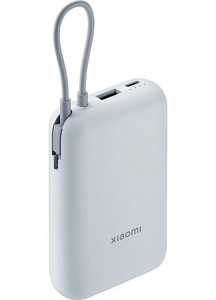 Павербанк 10000 mah xiaomi bhr9073gl вбудований кабель power bank повербанк