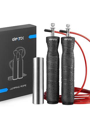 Скакалка gymtek швидкісна з обтяжувачем, на підшипниках