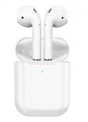 Наушники беспроводные с микрофоном hoco ew02 plus гарнитура, цвет белый 6931474753878