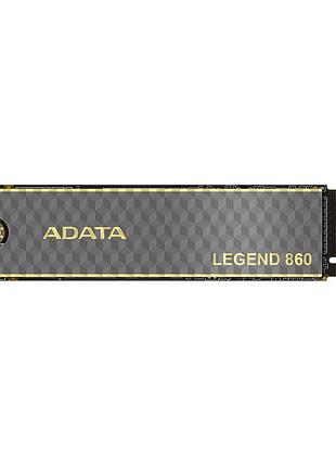Ssd диск накопитель m.2 adata legend 860 1tb 2280 pcie gen 4x4 3d nand read/write: 6000/4000 mb/sec