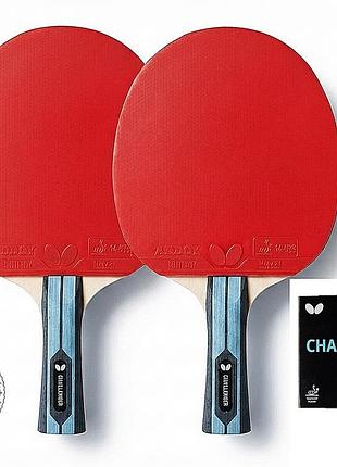 Набір для настільного тенісу team butterfly challenger fl x2 (6257000002-1)