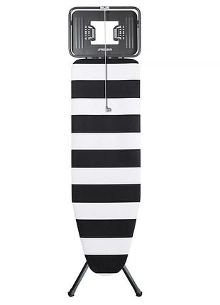 Гладильная доска rolser k-tres black tube 120х38 см lido-blanco/negro (k03016-2064)