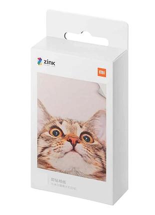 Фотопапір для принтера xiaomi mi portable photo printer 5x7.6 см 20 шт фото папір tej4019gl xmbxz01ht