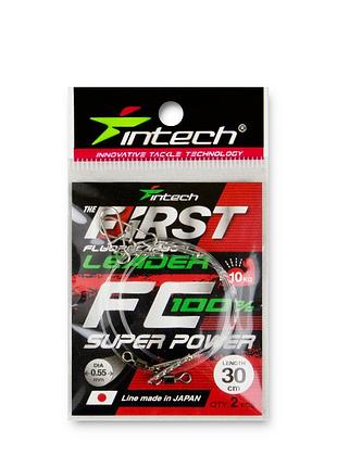Поводок флюорокарбоновый intech fc first leader 30 cm 2 шт