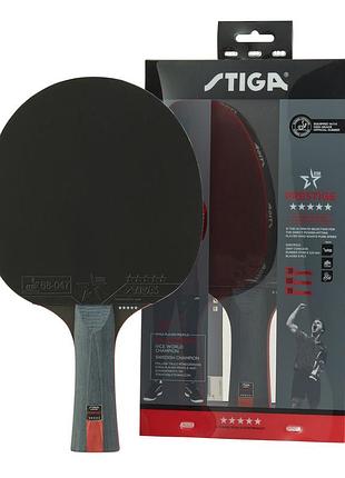 Ракетка для настольного тенниса stiga prestige 5 star fl (1215-3118-01)