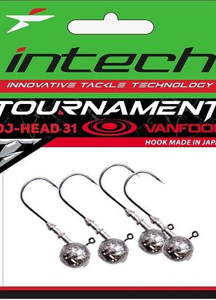 Джиг-головка intech tournament dj-head 31 №4/0 28g 2шт