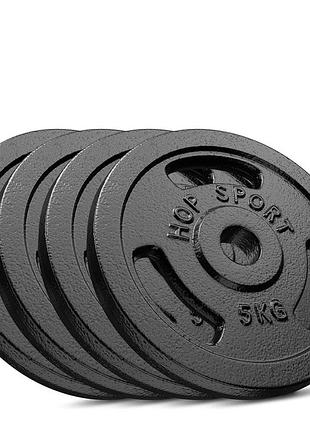 Сет з металевих дисків hop-sport strong 4x5кг
