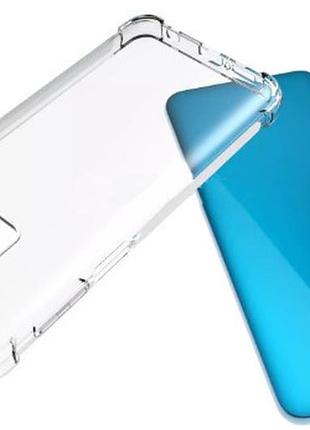 Протиударний прозорий силіконовий чохол для xiaomi redmi note 9 pro