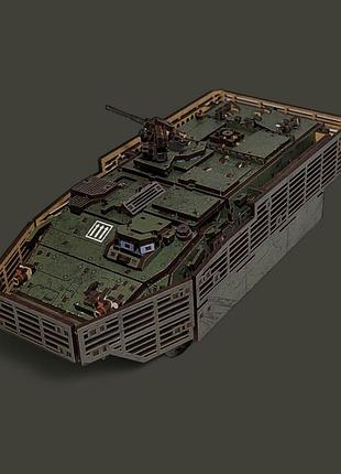 3d пазл конструктор из дерева механический timberbricks бтр м1126 stryker 433 деталей! стрейч плівка