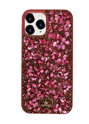 Чехол diamond the bling world case для iphone 11 pro max (03) red stone красный камень