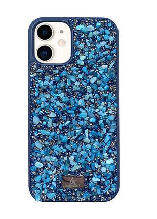 Чехол diamond the bling world case для iphone 11 (01) blue голубой