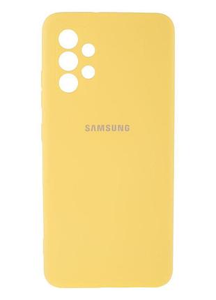 Чехол silicone case для samsung premium a33 flash (06) лимонный