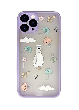 Чехол противоударный для iphone 12 pro max (03) penguin пингвин