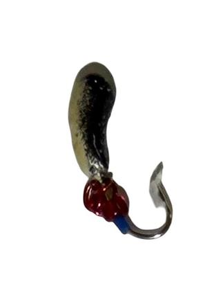Мормышка intech ice jig уралка с отверстием ø3.0 1шт #30 космос ц