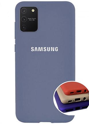 Чохол silicone full case для samsung s10 lite (17) lavander grey лавандово-сірий