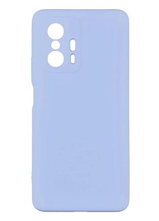 Чехол silicone case camera protective для xiaomi mi 11t lilac (13) лиловый