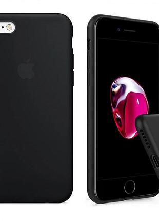 Чохол silicone full case для iphone 6/6s black чорний