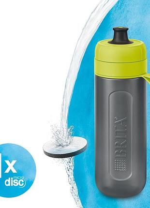 Фільтр-пляшка brita active 600 мл, лайм