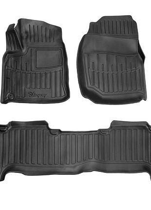 Резиновые 3d коврики в салон на lexus lx 470 (uzj100) 1998-2007 stingray