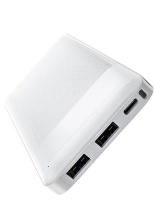 Павербанк 10000 mah hoco j72 easy travel белый power bank повербанк
